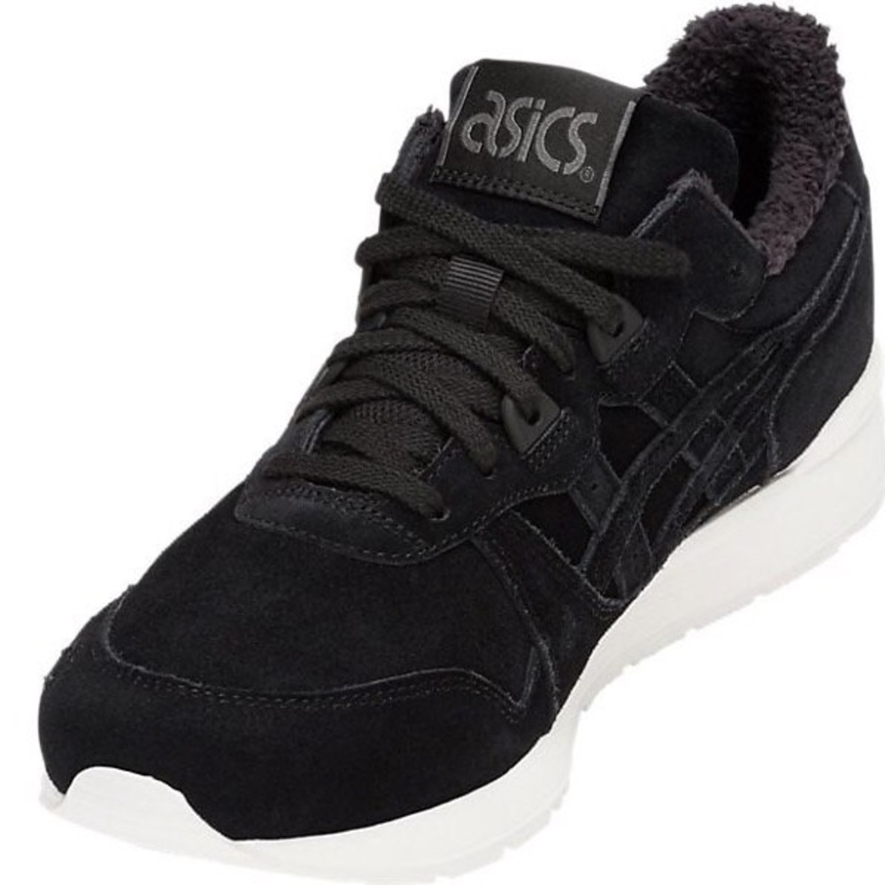 ASICS Tiger unisex black suede sneakers